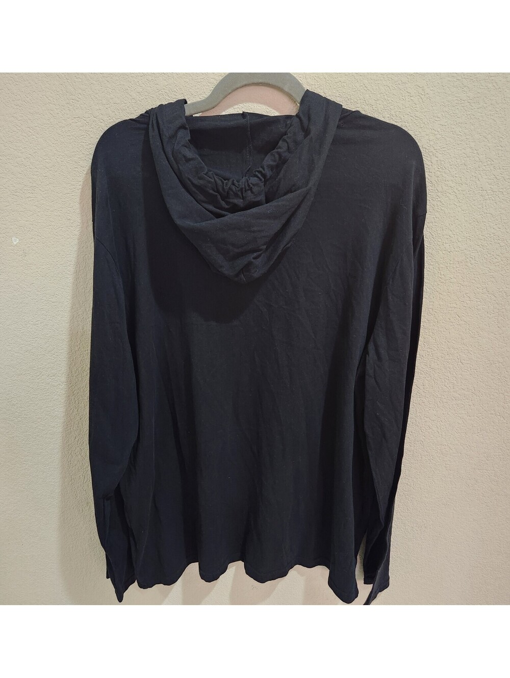 Polo Ralph Lauren Men's Pull over Hoodie T-Shirt Long Sleeve Black Red Pony XL - Picture 10 of 12